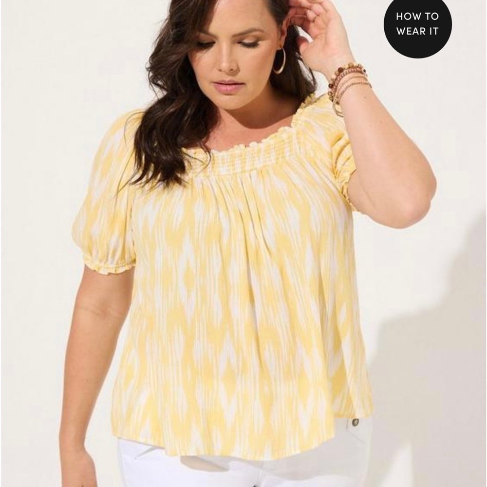 NWOT Torrid elastic top